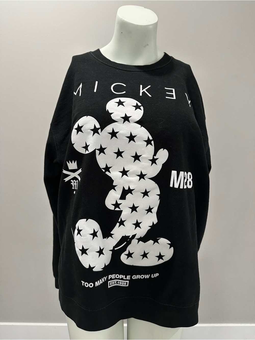Unisex Disney x Neff Black Streetwear Collaboration - Size Large